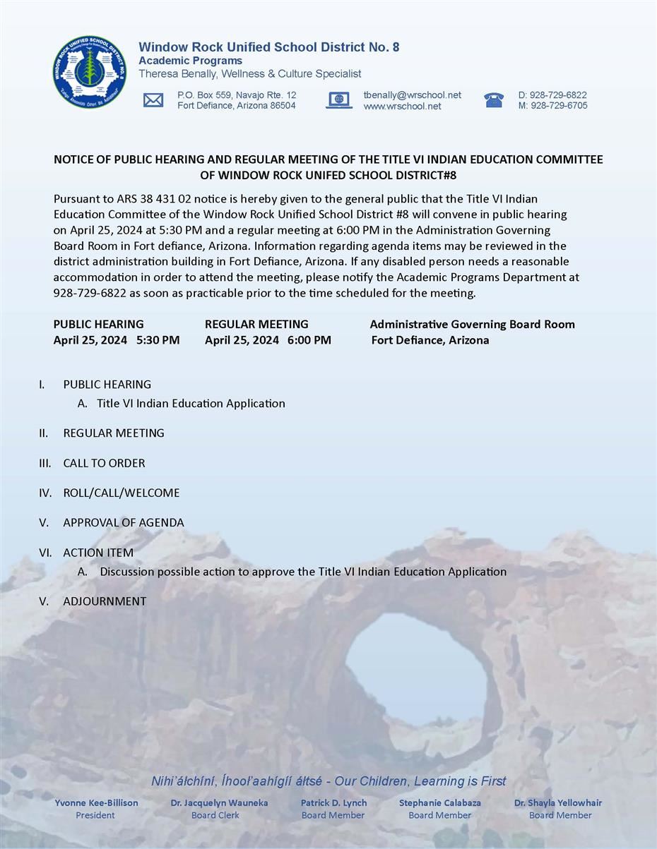 TITLE VI PUBLIC HEARING MEETING